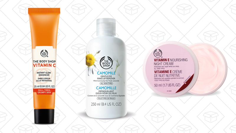 Vitamin C Instant Glow Enhancer, $20 | Camomile Gentle Eye Makeup Remover, $14 | Vitamin E Nourishing Night Cream, $20